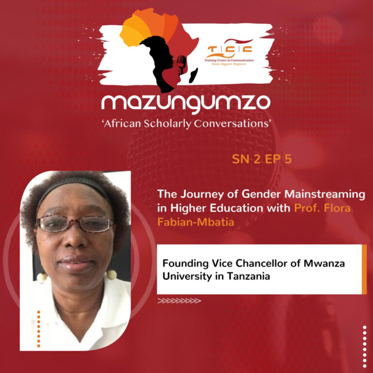 SN 2 EP 5 : The Journey of Gender Mainstreaming in Higher Education with Prof. Flora Fabian-Mbatia