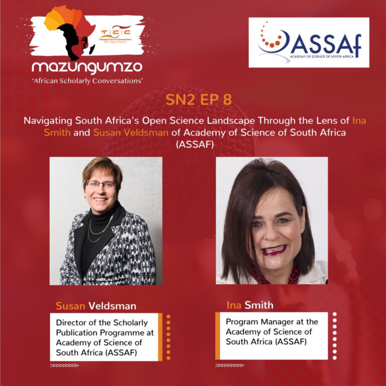 SN 2 EP 8: Navigating South Africa’s Open Science Landscape Through the Lens of Ina Smith and Susan Veldsman of ASSAf